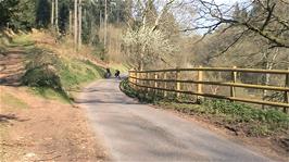 The long hard climb up Cockercombe Hill, 27.9 miles into the ride